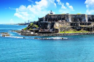 El Morro fortress on rocky San Juan coastline