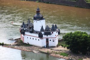 Pfalzgrafenstein Castle fortress on small island in the Rhine